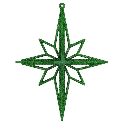 Елочная игрушка MIS LT Ромб малый 11х11х14 см зеленый - фото 1