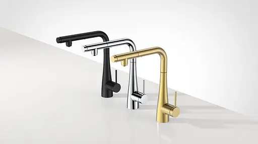 Смеситель для кухни Imex Split с подключением фильтрованной воды и выдвижным изливом хром GOS005 Хром - фото 2