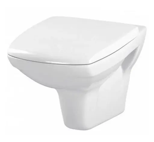 Унітаз підвісний CET 548 Cersanit Carina CleanOn з дюропластовим сидінням SoftClose+QuickRelease 30412 - фото 1