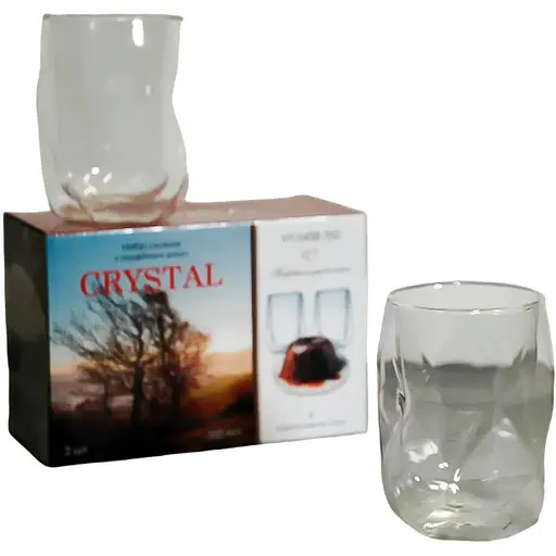 Набор стаканов Vittora CRYSTAL з подвійним дном 350 мл 2 шт. VT-5408-350 (135071) - фото 3