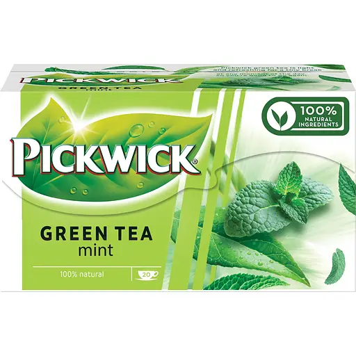 Чай зеленый Pickwick Mint с мятой 40 г (20 шт. по 2 г)