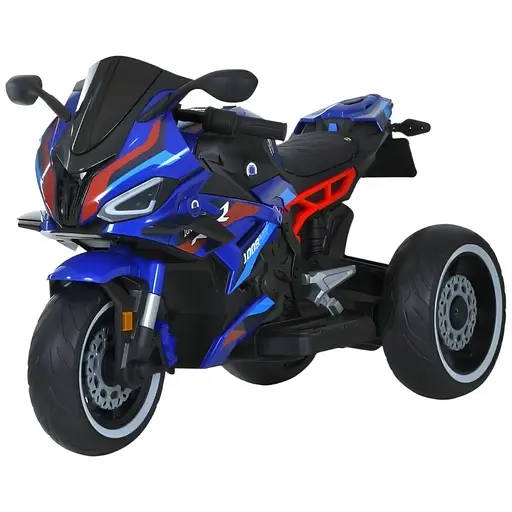 Електромобіль дитячий Bambi Мотоцикл M 6143EL-4 триколісний 12V7AH світло музика EVA