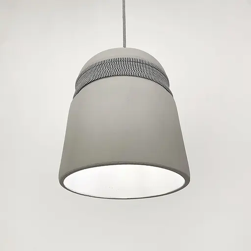 Подвес с бетонным плафоном и хромированным основанием | Line F | Арт. MJ186/1 GR+GR - фото 6