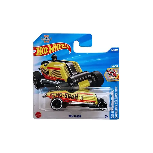Базовая машинка Hot Wheels Celebration Racers Mo-Stash желтая (5785) JBB46-N521        - фото 5