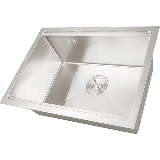 Комплект кухонної мийки та змішувача Nett з нержавіючої сталі NS-5742