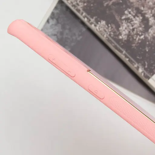 Шкіряний чохол Xshield для Samsung Galaxy S21 Ultra Рожевий / Pink - фото 4