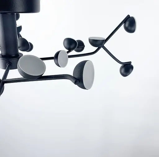 Потолочная люстра на 24 плафона черного цвета Mantra Line.F D 8001-24 BK - фото 5