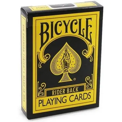 Карти гральні United States Playing Card Company Bicycle - Reverse (Yellow & Black) (ВР_КГБРЕБ)