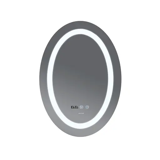 Дзеркало Mixxus Plain MV02-50x70 (годинник, LED-підсвічування, антизапотівання) MI6010 - фото 10