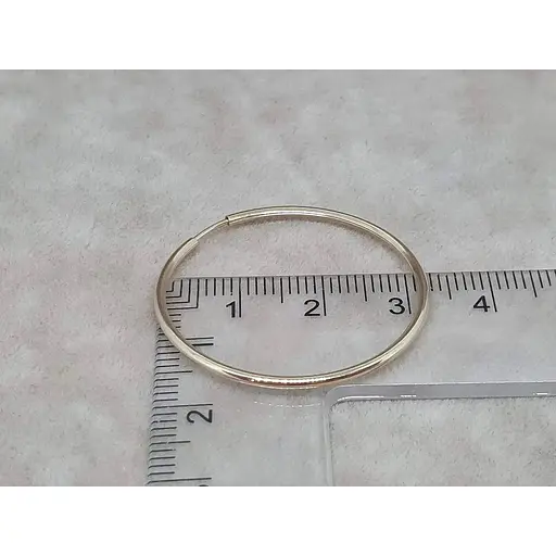 Золоті сережки-кільця Favoritum. 210006_Л - фото 5