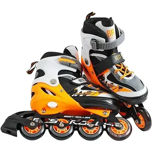 Дитячі ролики Best розмір 30-33 (61720-S) помаранчеві - фото 2