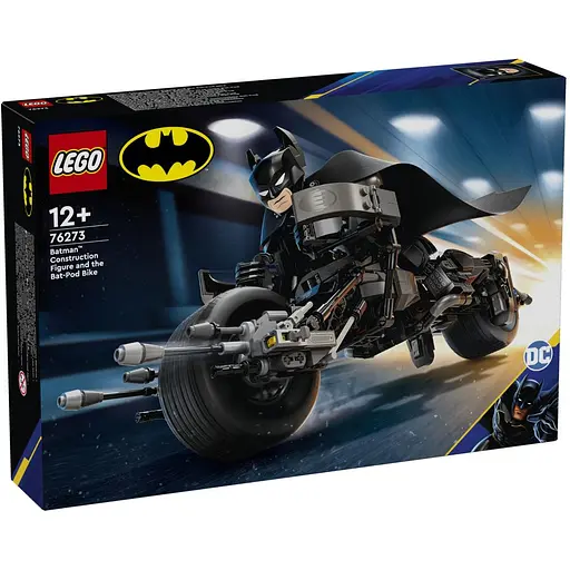 Конструктор LEGO DC Batman Фігурка Бетмена для складання і бетцикл 713 деталей (76273) - фото 2
