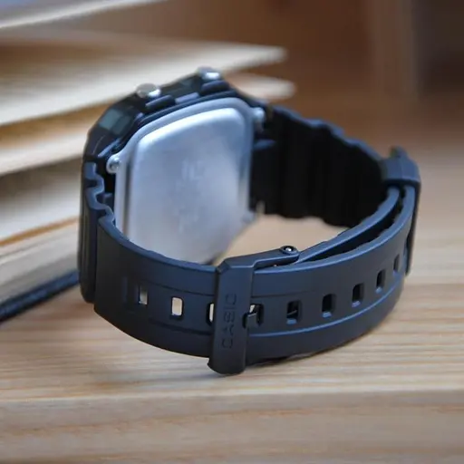 Электронные мужские часы наручные стильные черные Оригинал Япония Casio Collection AE-1300WH-1AVEF - фото 8