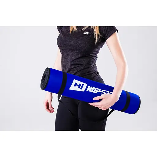 Мат для фитнеса и йоги Hop-Sport HS-2256 синий - фото 3