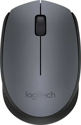 Миша Logitech M170 Wireless Mouse grey/black (910-004642) - фото 1
