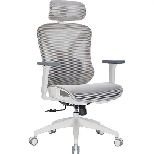Офисное кресло OfficePro Atlas OC630-W-LG-LG White/Light Gray [148901] - фото 3