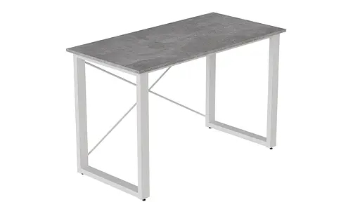 Письменный стол Ferrum-decor Драйв 750x1200x700 Белый металл ДСП Бетон 16 мм (FRD-103191) - фото 3