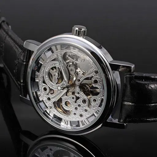 Чоловічий наручний класичний годинник Winner Silver - фото 7