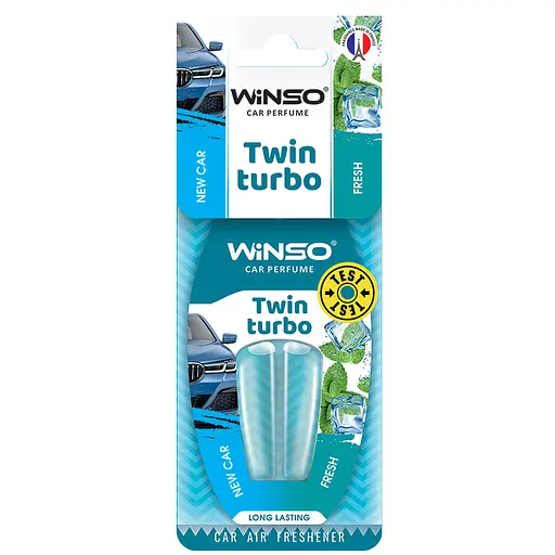 Ароматизатор Winso Twin Turbo - New Car & Fresh с двойной капсулой (538770)