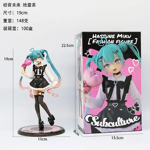 Фигурка Хацуне Мику Вокалоид Hatsune Miku Vocaloid 19 см Китай CF HM V 19 - фото 5