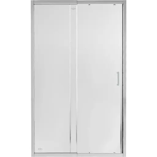 Душові двері в нішу Qtap Taurus CRM2013-14.C6 130-140x185 см, скло Clear 6 мм, покриття CalcLess, універсальні, прозорий - фото 1