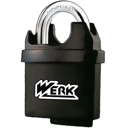 Замок навісний Werk PVC-IPW-0560W вологостійкий 60 мм (121471)