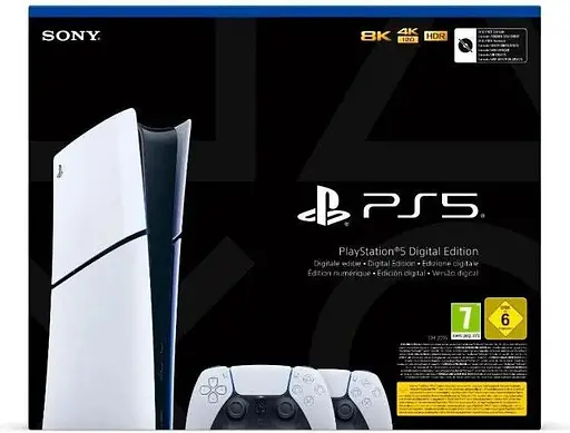 Стаціонарна ігрова приставка Sony PlayStation 5 Slim Digital Edition 1TB + DualSense Wireless Controller (1000042065) - фото 8