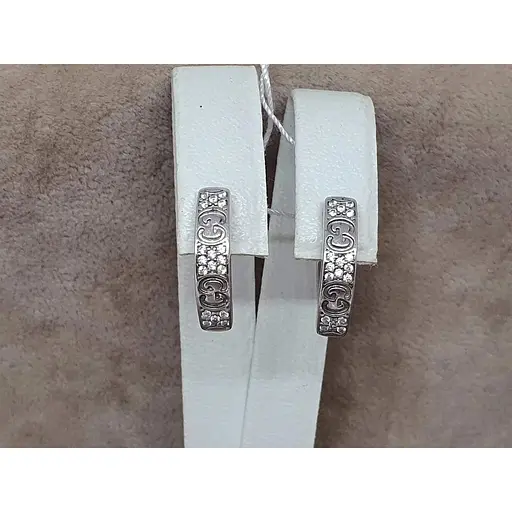 Срібні сережки Агні ГЕЛЛА з фіанітами. 2188/1Р-CZ - фото 4