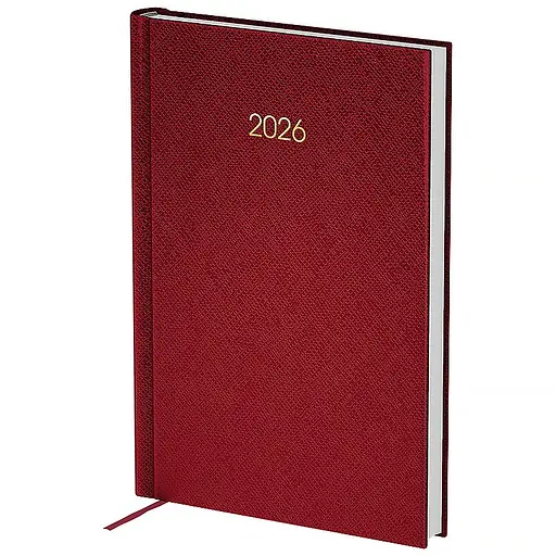 Дневник 2026 Classic Style бордовый 145 x 210 мм (8840-26-3-A) - фото 2