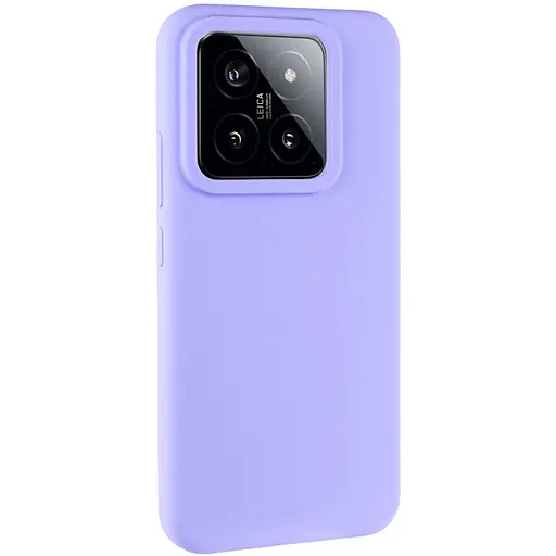 Чохол Silicone Cover Lakshmi (AAA) для Xiaomi 14 Pro Бузковий / Dasheen