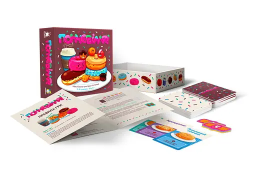 Настольная игра Feelindigo Пончевилье (Go Nuts for Donuts) (укр.) (FI21038) - фото 3
