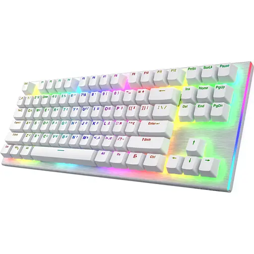 Клавіатура Hator Gravity X TKL Orange USB White (HTK551UA) - фото 4