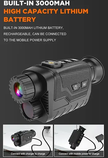 Монокуляр ночного видения NV8260 4K 1080P HD 8-кратным цифровым зумом - фото 9