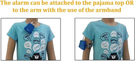 Сигналізація нічного нетримання сечі DRYEASY з регулятором гучності, 6 вибраних звуків і вібрації - фото 5