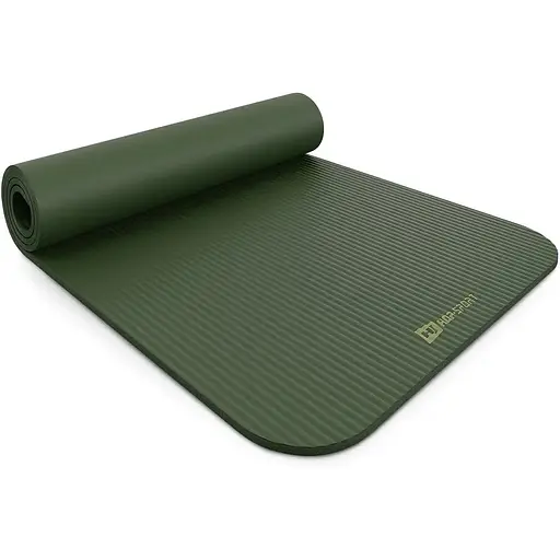 Коврик для йоги Hop-Sport HS-NB010GM NBR 1см темний хакі - фото 6