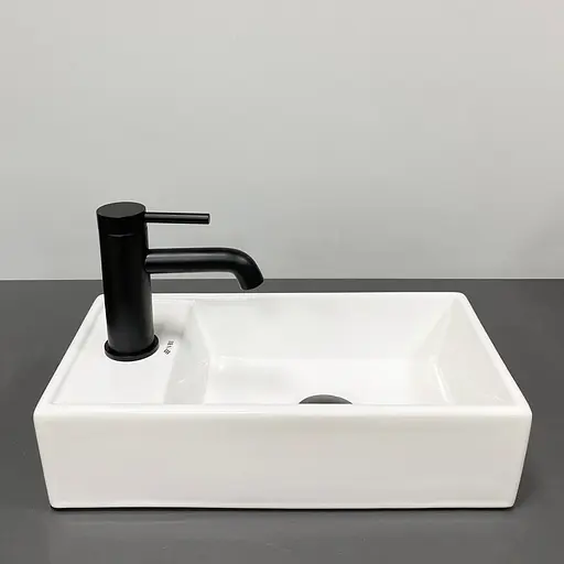 Умивальник VBI Lago R white накладний підвісний VBI-015610, Білий - фото 4