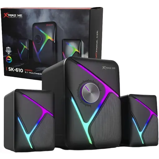 Акустична система Xtrike Me 2.1 SK-610, 11Вт LED USB (SK-610) - фото 3