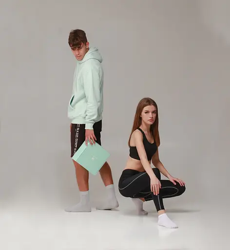 Шкарпетки чоловічі однотонні класичні високі безшовні якісні ORGANIC cotton JILL ANTONY Сірий, 39-41 - фото 6