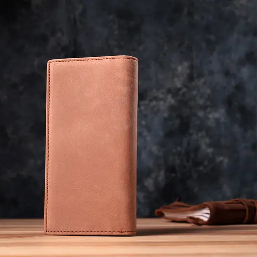 Гаманець унісекс у вінтажній натуральній шкірі. Vintage 18.2х9х1.5 см acs0029590 - фото 9