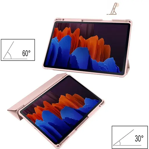 Чохол TPUCristal SlimTPU Spen holder Samsung Galaxy Tab S9 Plus / S9+ FE / S10+ 12.4 Світло-рожевий - фото 3