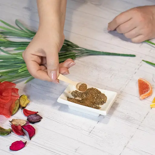 Ложка дерев'яна для цукру, спецій та сипучих продуктів 7.5 см, Woodly Бежевий 86102 - фото 8