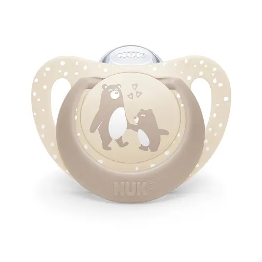 Пустушка Nuk First Choice силікон розмір 1 0-6 міс. ведмідь морський коник 2 шт. (2596138) - фото 2