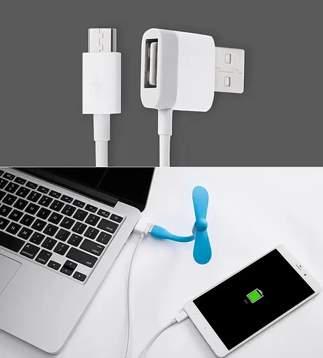 Кабель Xiaomi ZMI Micro-USB USB 120 см наскрізний порт USB (AL910) - фото 3
