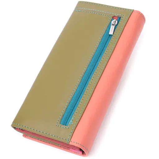 Кожаный женский кошелек ST Leather 18.5х9х3 см acs0028450 - фото 2