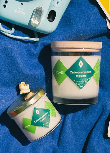 Свіжоскошена трава 250 мл, 30 год Соєвий віск Мініатюри (130мл) - фото 6