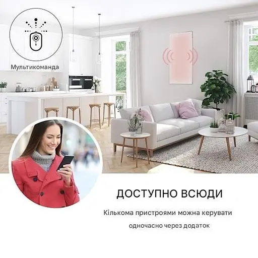 Инфракрасный обогреватель Klarstein Wonderwall настенный (10032781) - фото 6