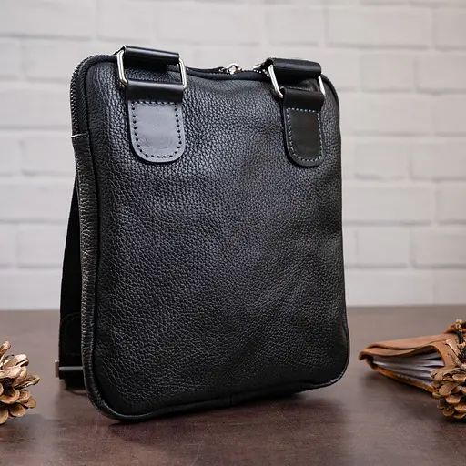 Сумка кожаная мужская SHVIGEL 22х24х4 см sum0012505 - фото 6