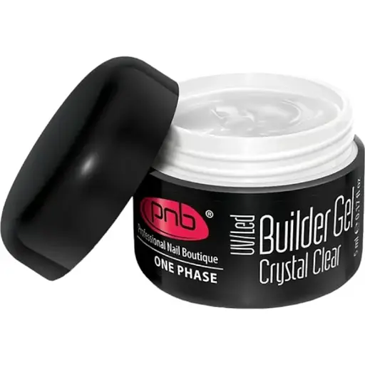 Однофазний моделюючий гель PNB UV/LED One Phase Builder Gel Сrystal Clear 5 мл - фото 1