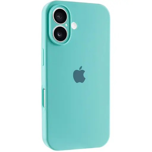 Чохол Epik Silicone Case Full Camera Protective AA для Apple iPhone 16, 6.1 Бірюзовий/Marine Green - фото 1