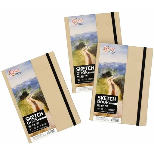 Блокнот A5 Rosa Studio (14.8х21см) 100г/м2 96л кремовий - фото 4